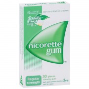 Nicorette Regular Strength (2mg)  freshmint 30 Chewing Gum